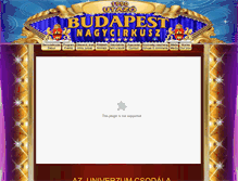 Tablet Screenshot of budapestnagycirkusz.hu